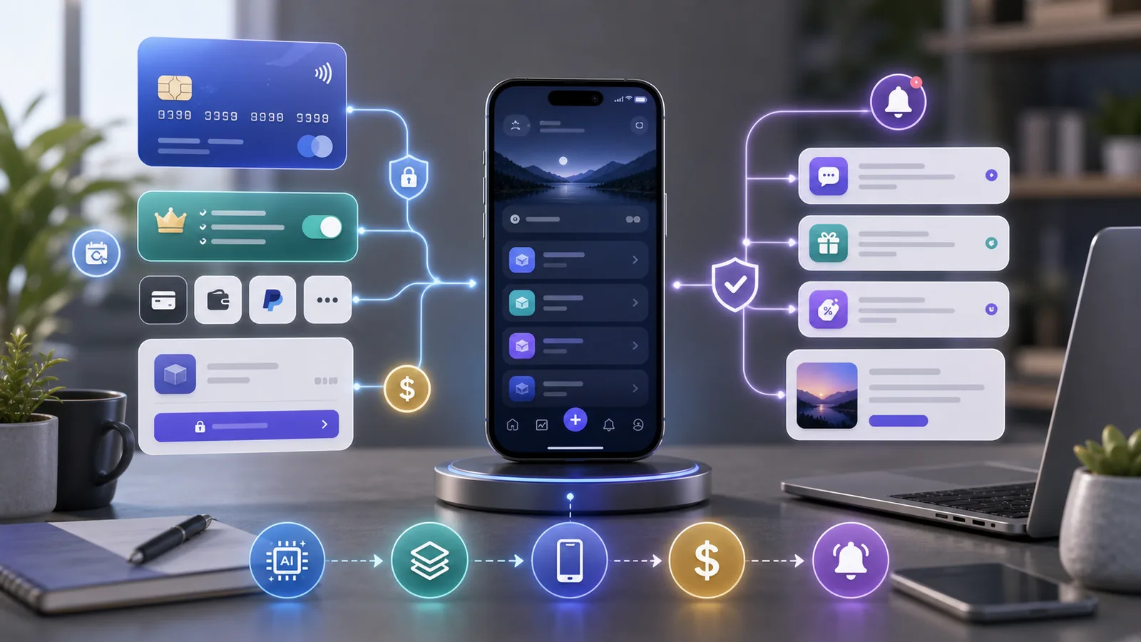 Add Payments and Push Notifications to Your AI-Built App