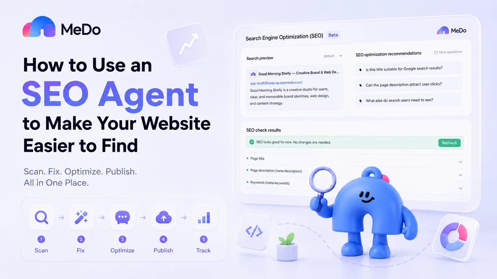 How to Use a Built-in SEO Agent to Make Your Website Easier to Find