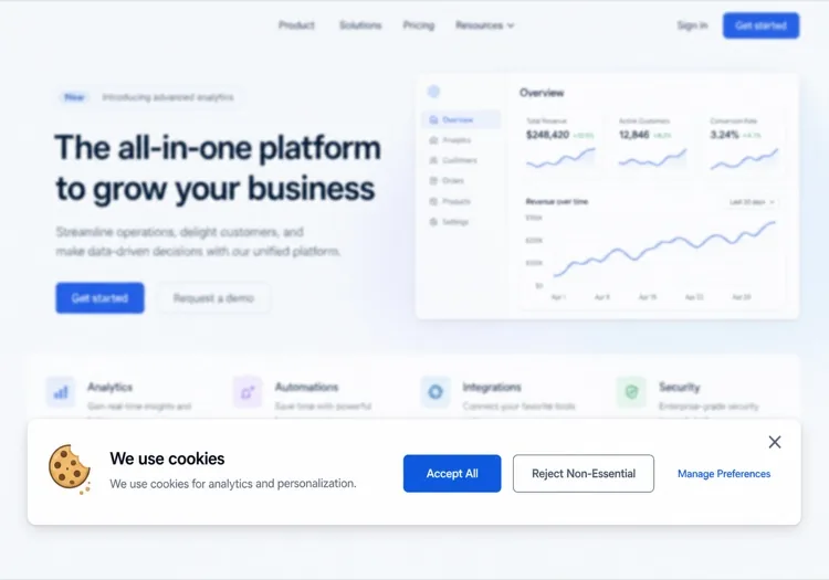 Cookie Banner