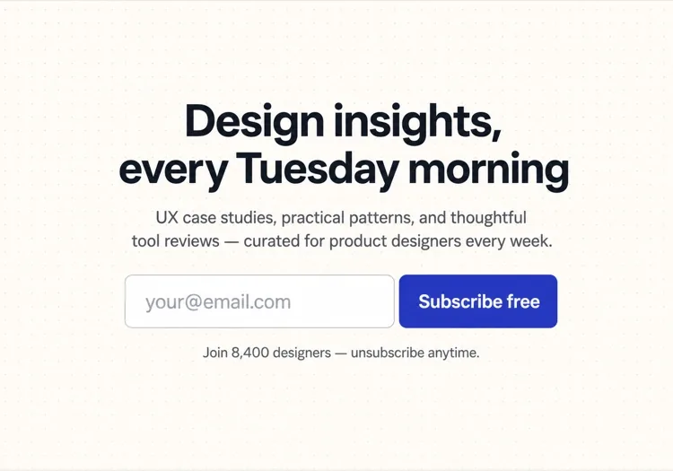 Newsletter Signup