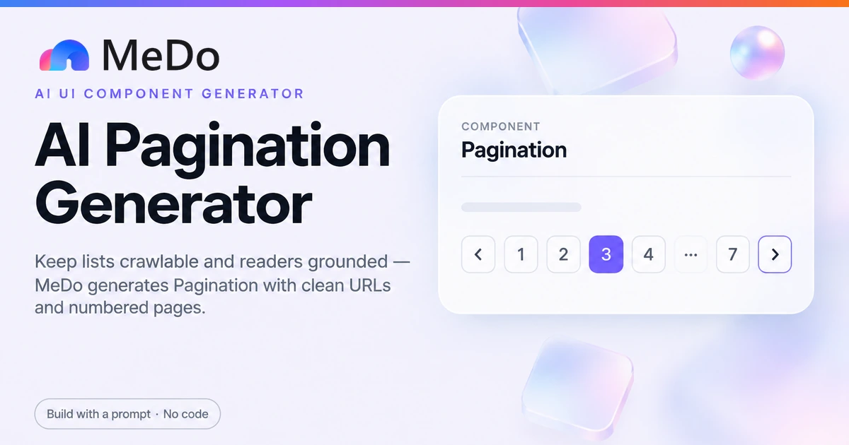 Pagination
